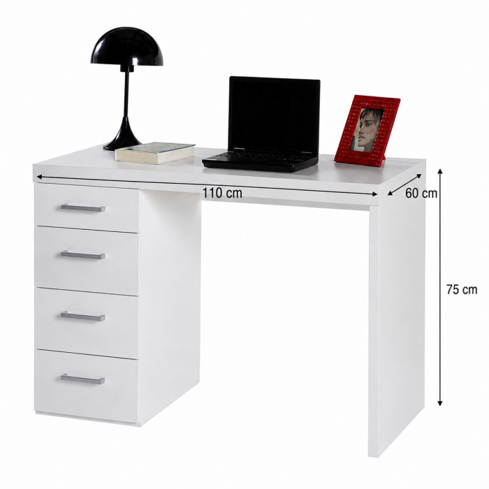 Scrivania EASY bianca per ufficio e home office