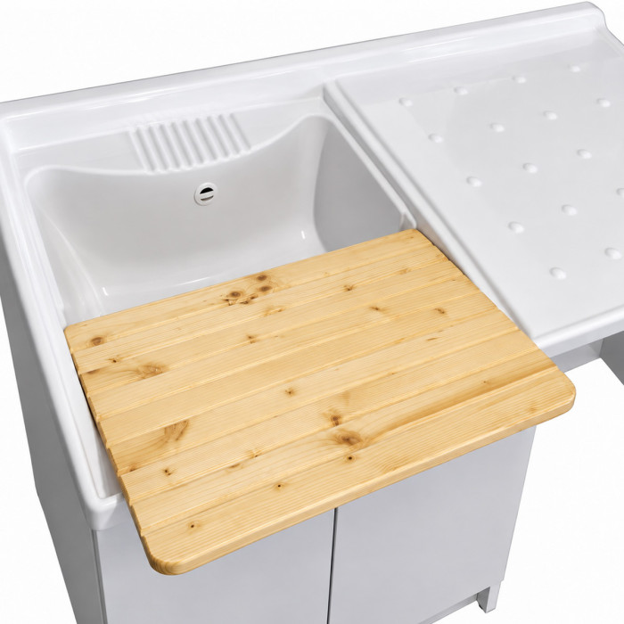 Lavatoio con vano porta lavatrice destro LADY INTRA