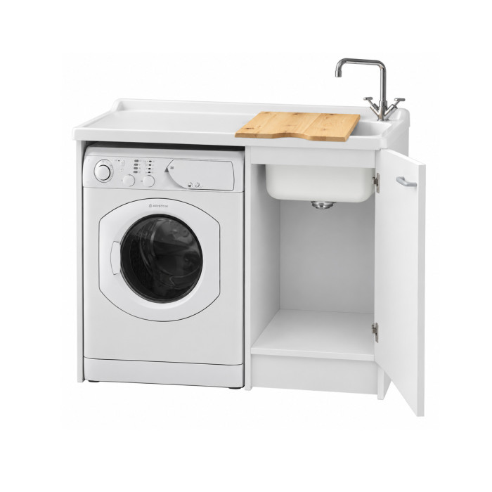 LADY INTRA mobile lavatoio 107 cm con porta lavatrice SX