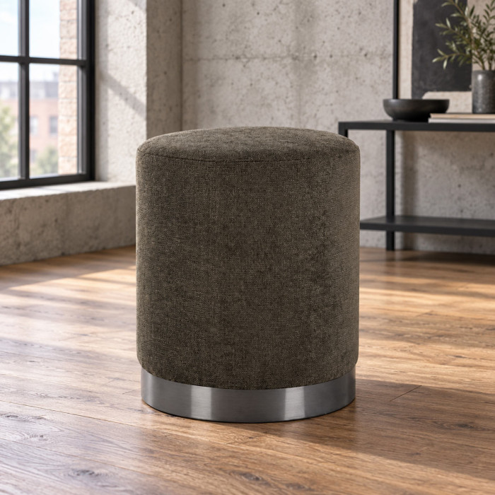 Pouf sgabello ERNESTINE color Timo Ø 35 × H 42 cm