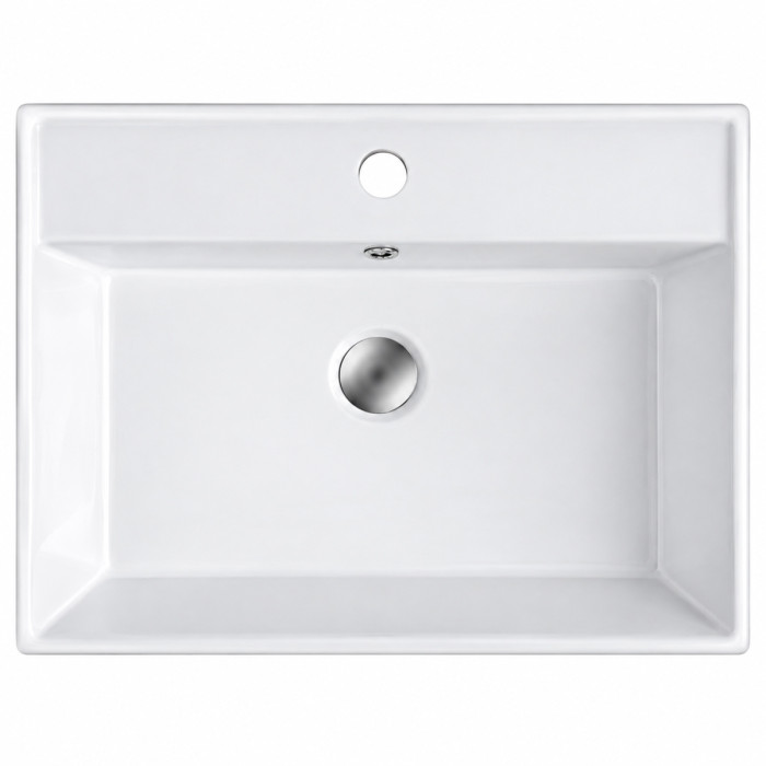 Lavabo LIFE ambientato su un mobile bagno moderno