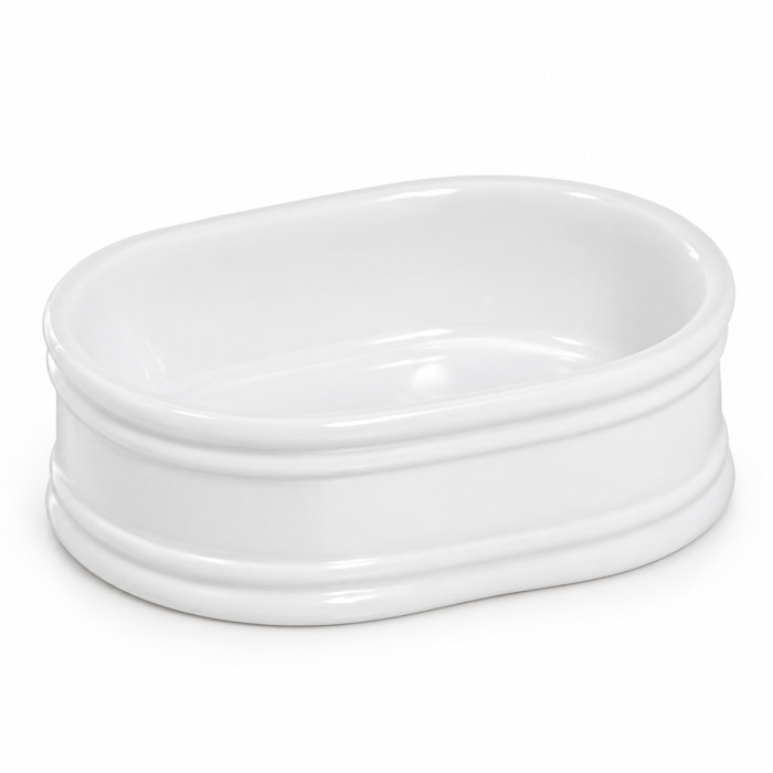 orta sapone ovale IMPERO per bagno classico e moderno