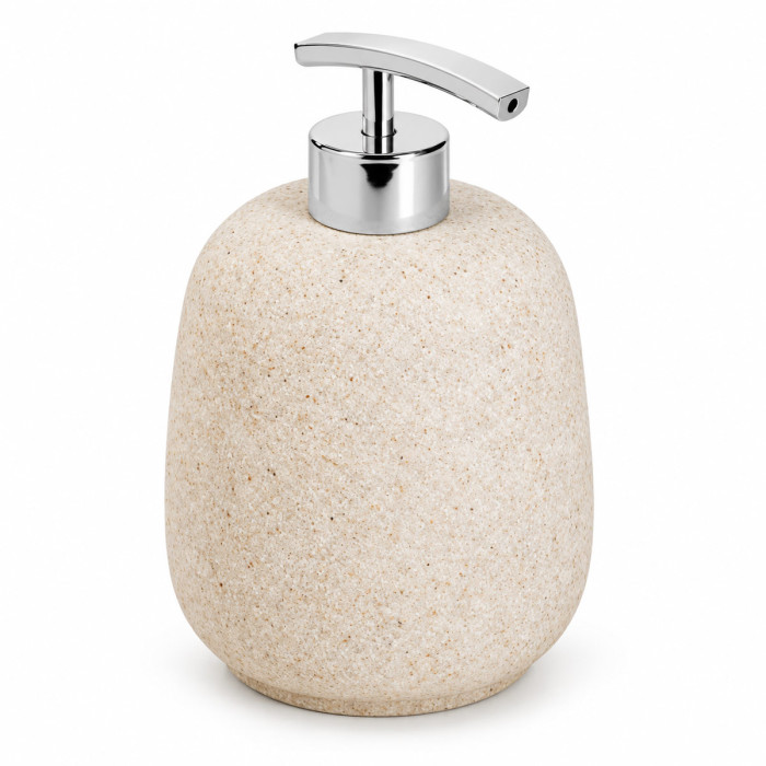 Dispenser AFRA Sabbia ambientato su mobile bagno moderno