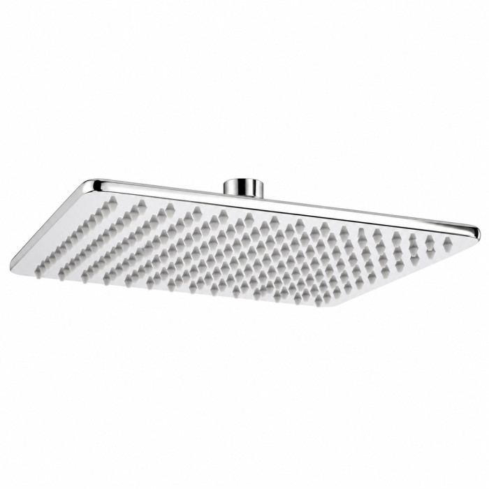 Soffione doccia quadrato diverse misure in acciaio inox lucido Seven snodabile