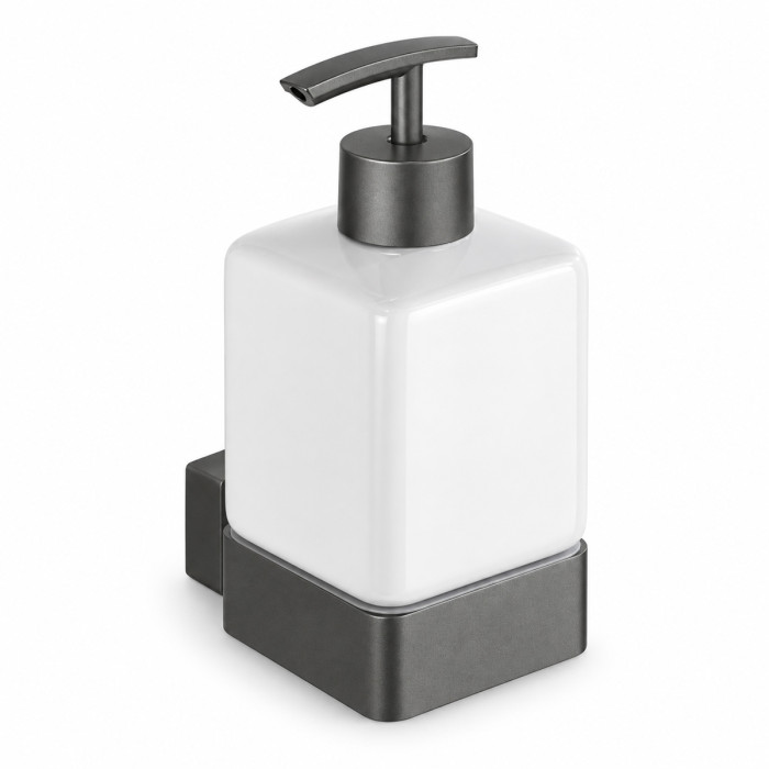 Dispenser sapone VELA da parete colore antracite opaco