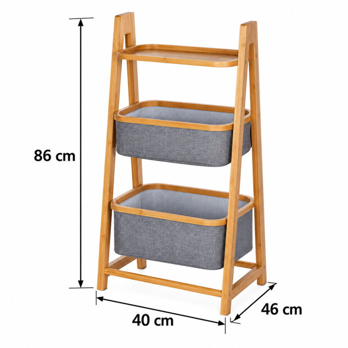 Dimensioni scaffale BALEARI L44 × P34 × H91 cm