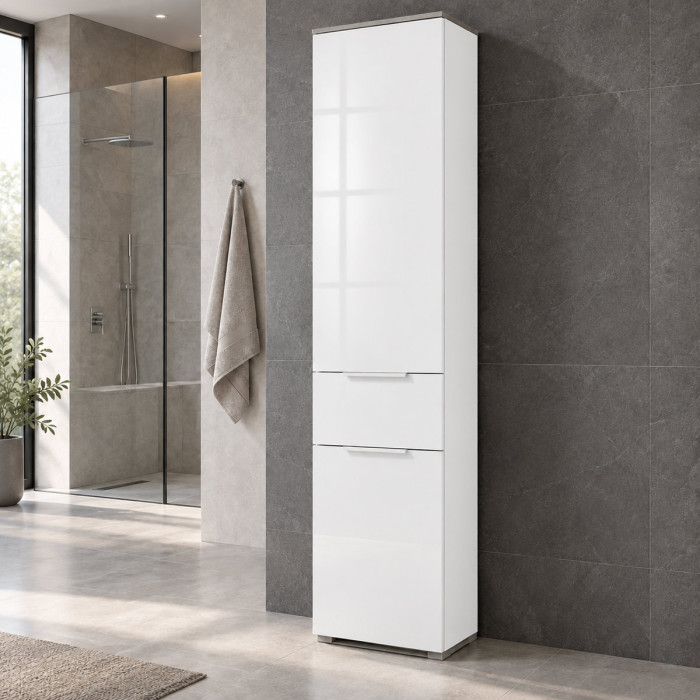 Mobile colonna TITAN ambientato in un bagno moderno