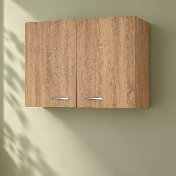 Pensile Rovere Well ambientato in cucina moderna