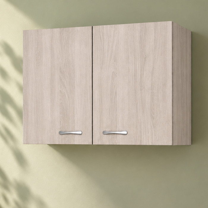 Pensile effetto legno Olmo ambientato in cucina moderna