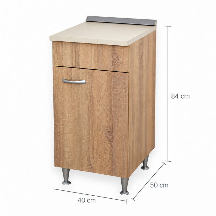Dimensioni base cucina BASIC 40 × 50 × H 84 cm