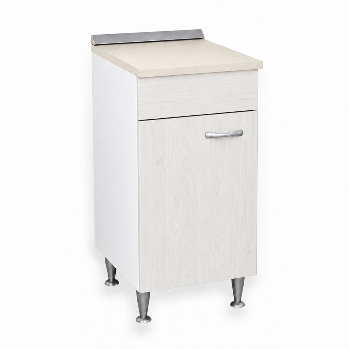 Mobile base cucina BASIC Frassino Moiré 40 cm con anta sinistra