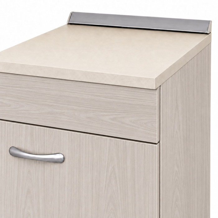 Dettaglio della finitura effetto legno Olmo