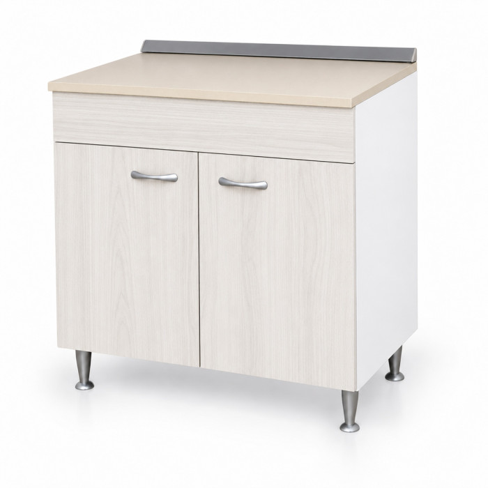 Mobile base cucina BASIC Frassino Moiré 80 cm con due ante