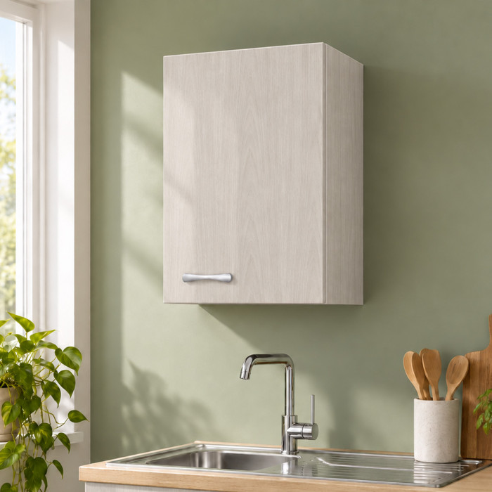 Pensile versione Dx finitura Olmo cm 40x34x60 serie Basic