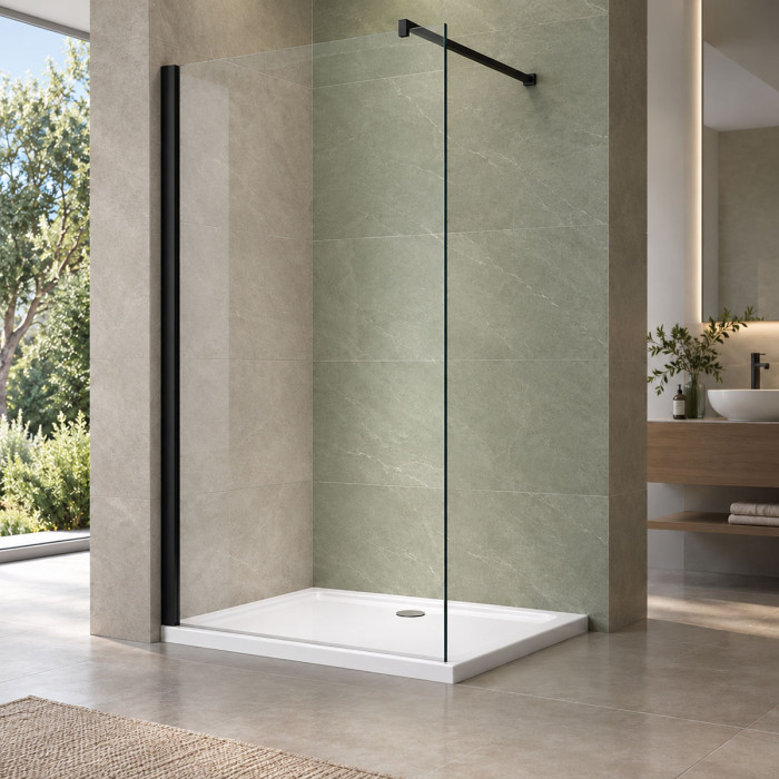 Parete doccia Walk-In EXTRA 98–100×H195 cm vetro trasparente 8 mm
