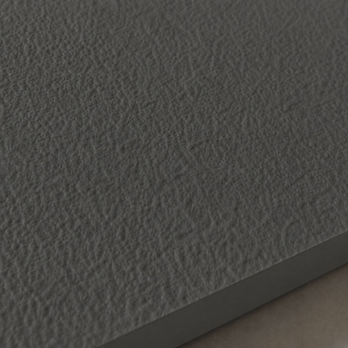 Superficie antiscivolo effetto pietra del piatto doccia HEAVY 80x80 cm antracite