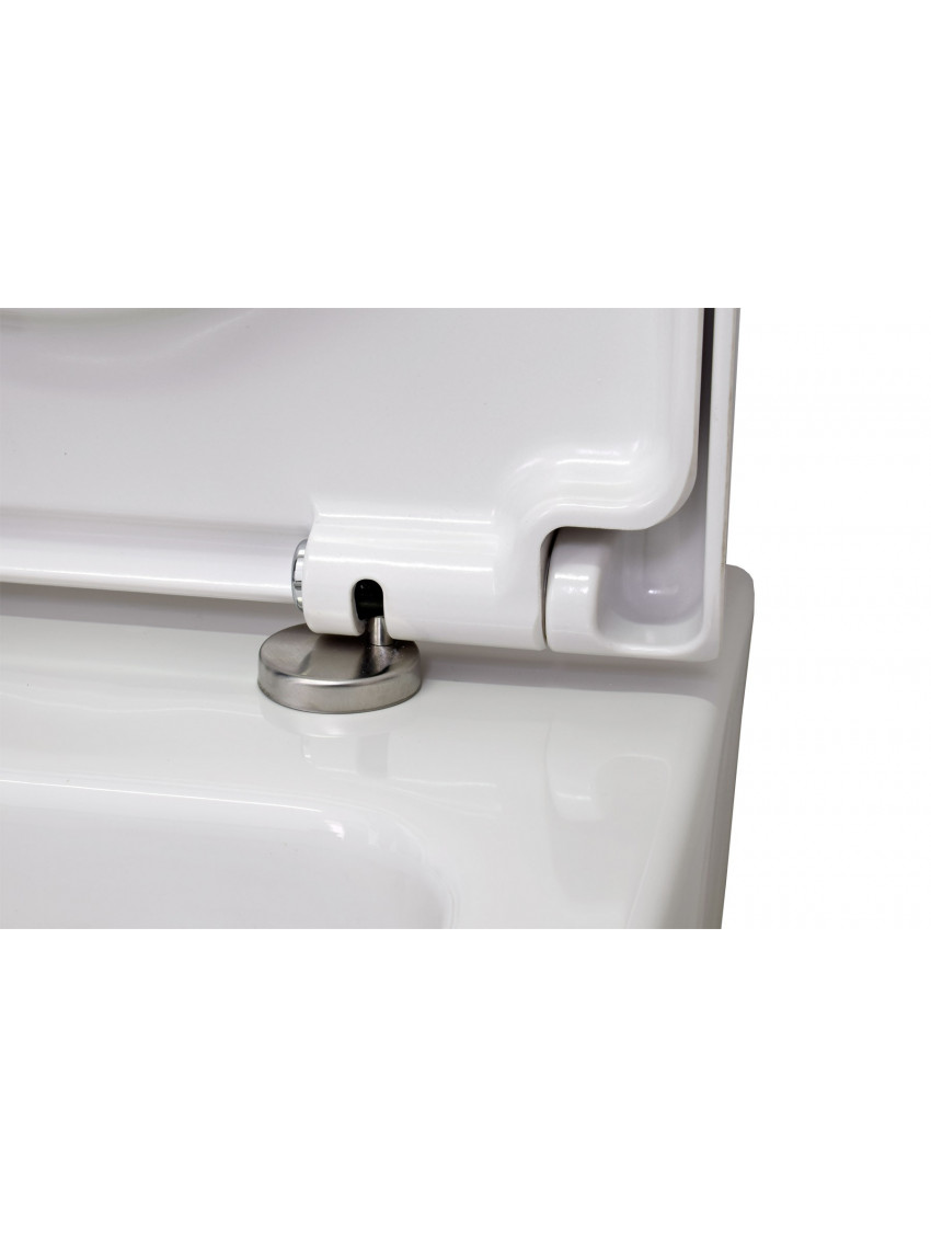 SEDILE COPRIWATER WC - UNIVERSALE Mod. D48 MDF PESANTE BIANCO SAPAL ITALY  EUR 31,49 - PicClick IT