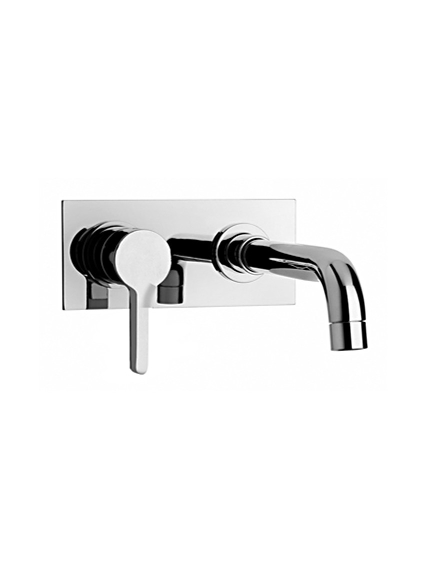 Miscelatore lavabo a muro Piralla Mod. Abbracci