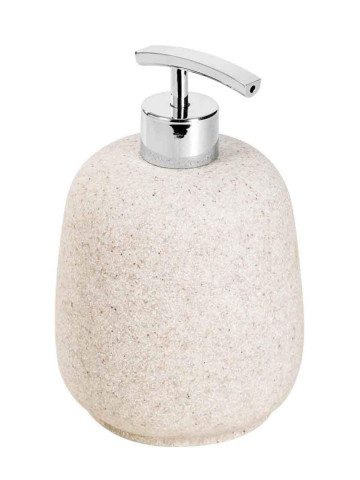 Dispenser sapone liquido d'appoggio serie Afra colore sabbia