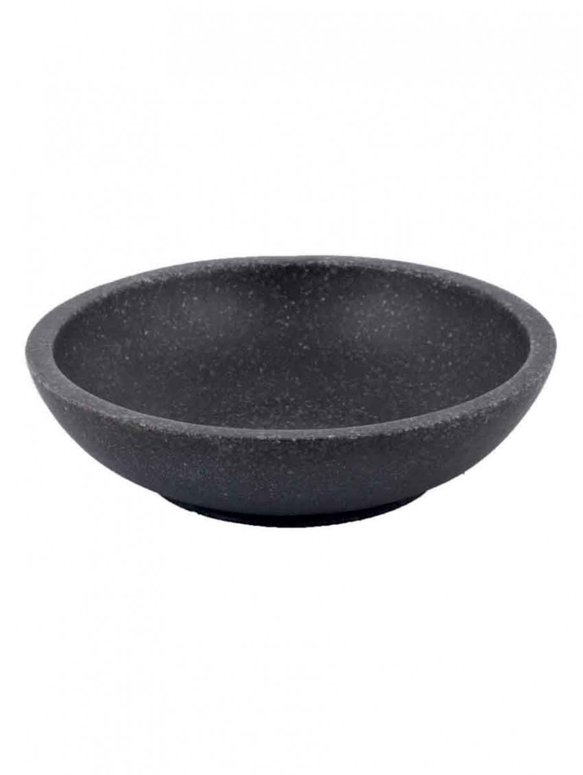 Porta sapone d'appoggio serie Afra colore Grigio Pietra