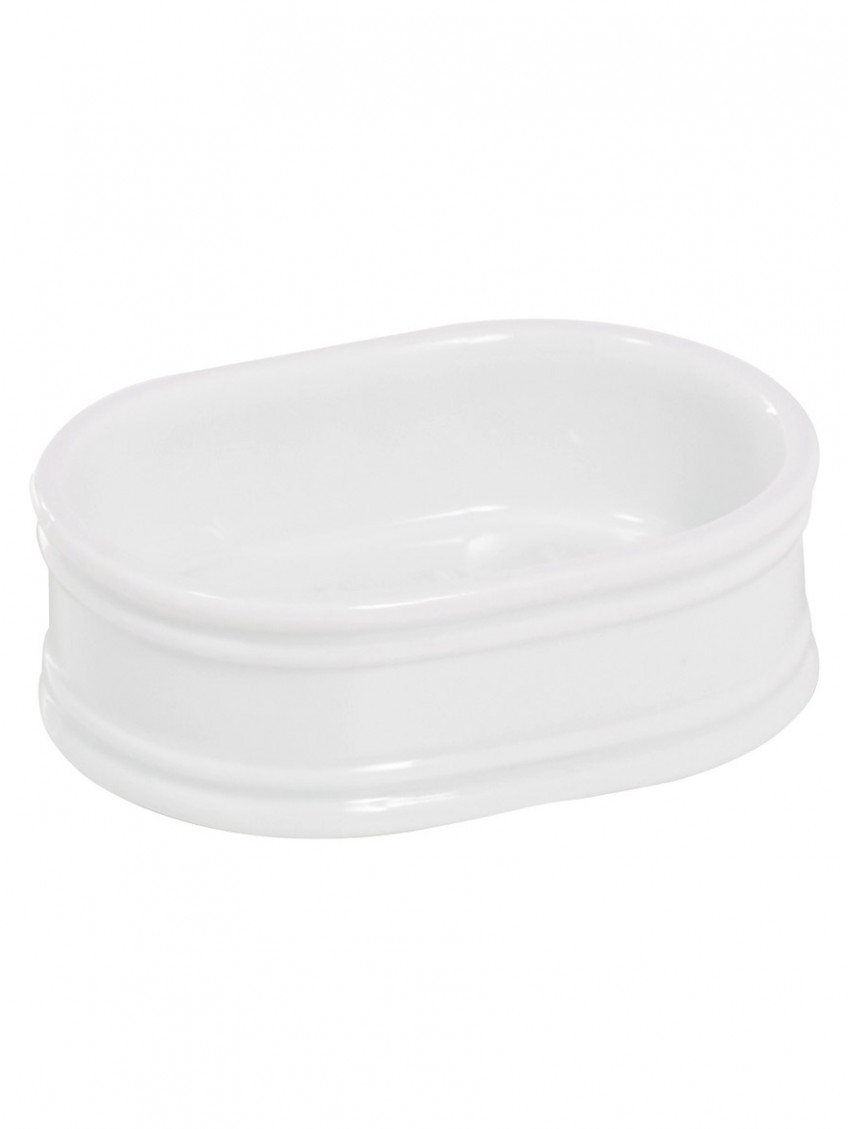 Porta sapone d'appoggio serie Impero colore Bianco
