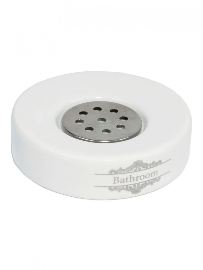 Porta sapone d'appoggio serie Vittoria colore Bianco