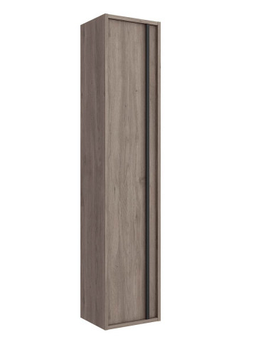 Mobile colonna in legno a 1 anta cm 30 x 24 x 140 modello Attila colore rovere Eternity
