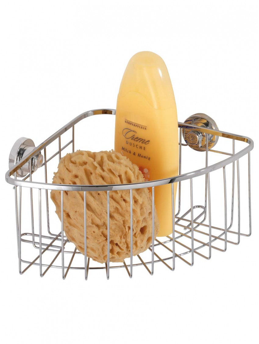 Mensola portaoggetti angolare acciaio inox mod. Camelot