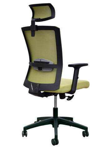 Poltrona ufficio sedia girevole con rotelle scrivania studio mod. Vega col. Verde