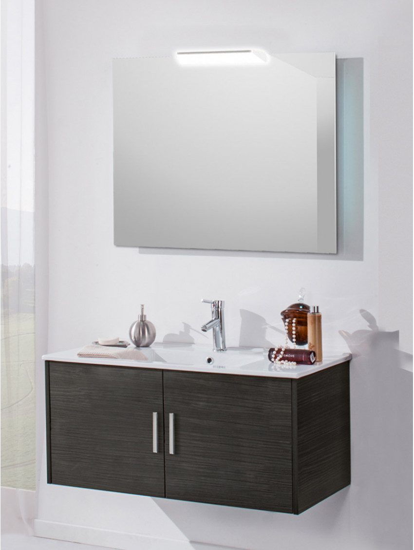 Mobile bagno sospeso 2 ante cm 100 Hawaii lava