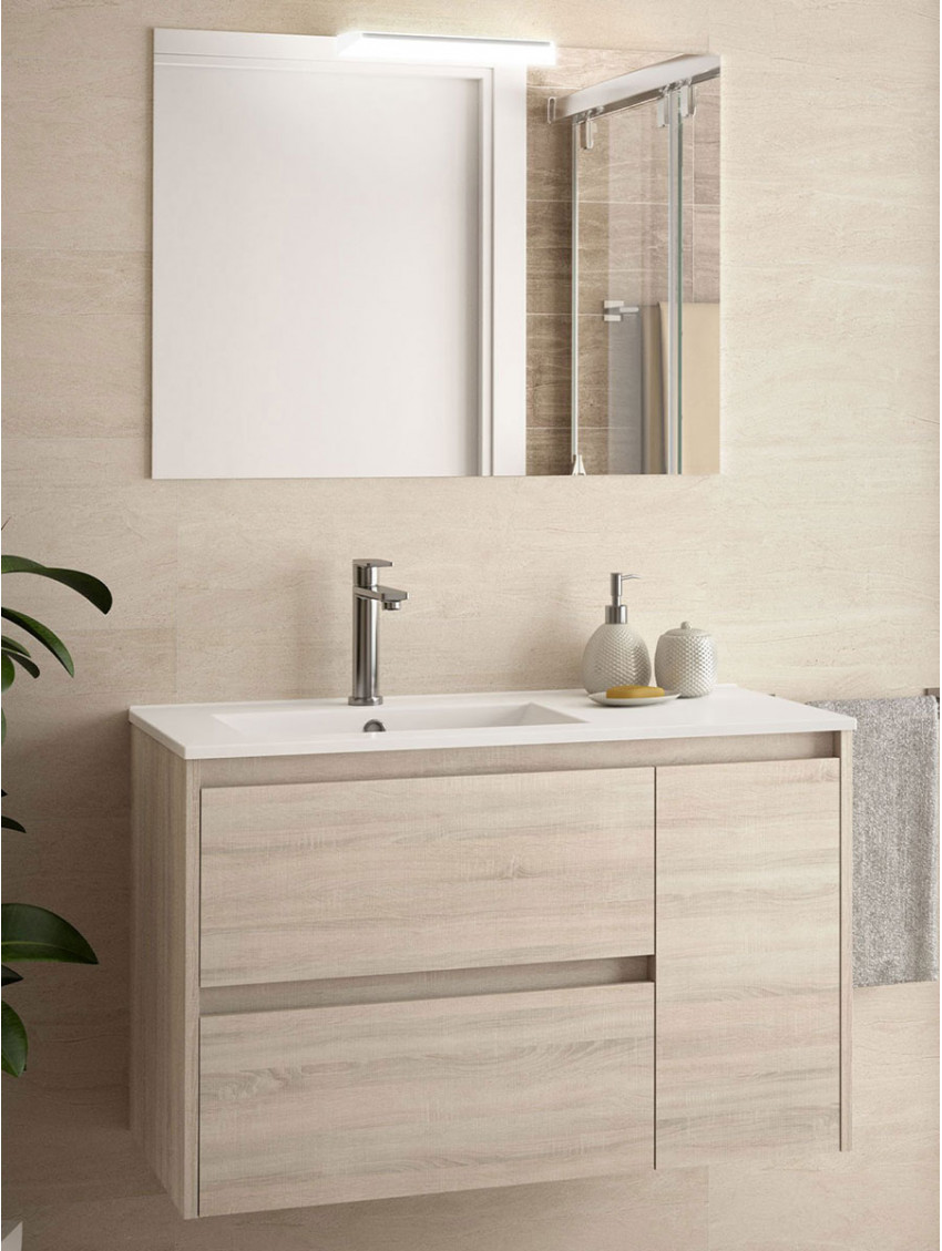 Mobile sospeso completo cm85x46xh56 in legno mod Noja color Caledonia