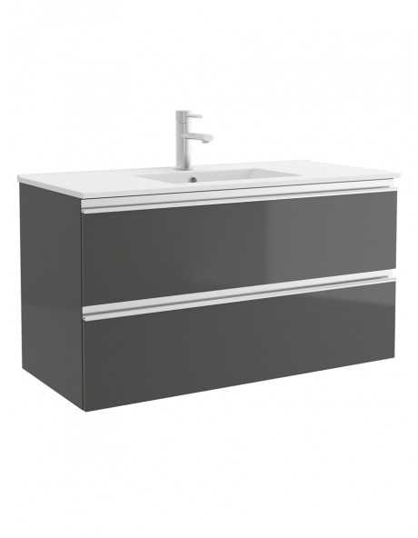 Mobili per bagno: Mobile sospeso cm 120 in legno Mod. Spirit 1200